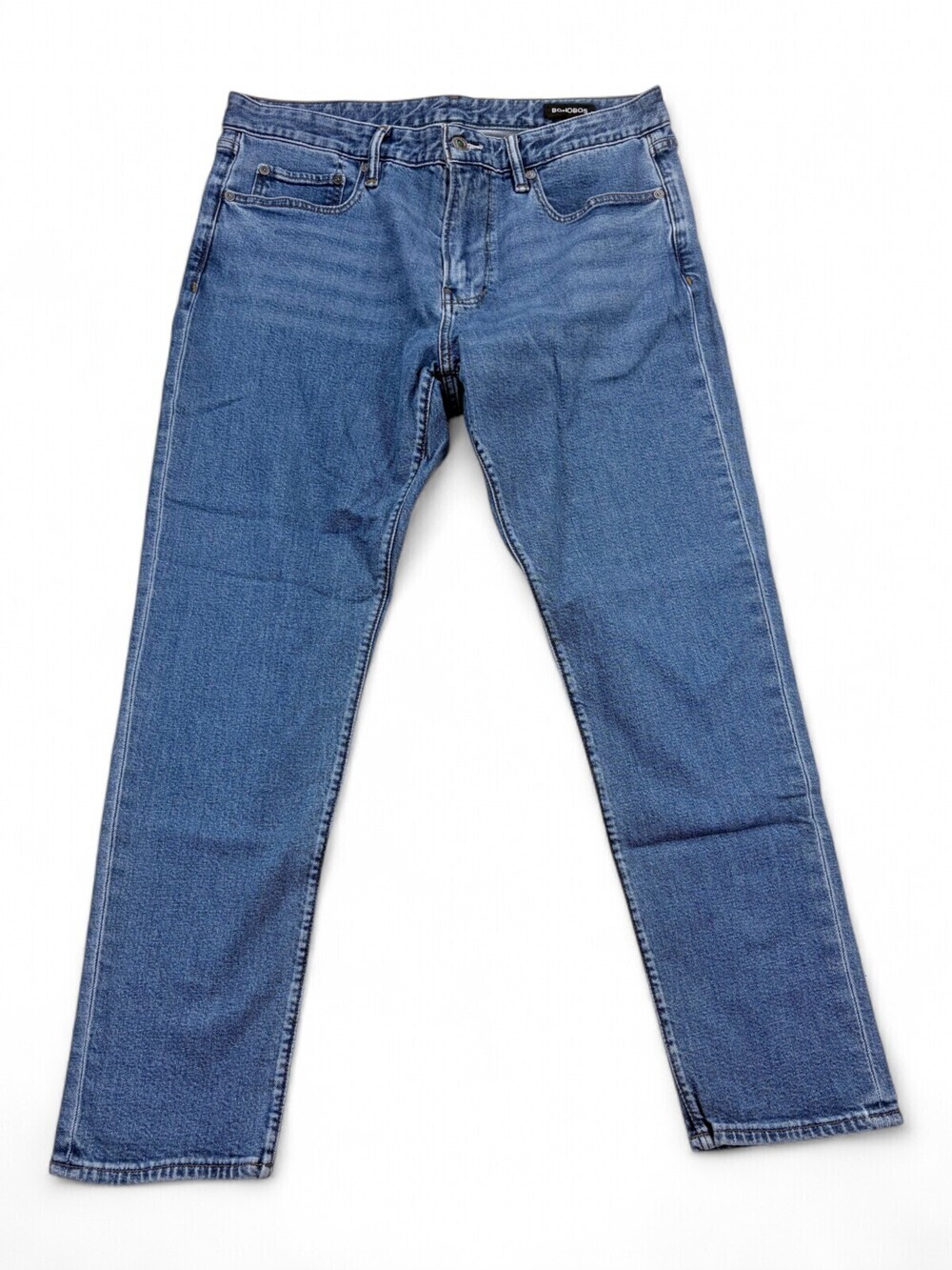 Bonobos Men's Straight Jeans 34x28 Medium Blue